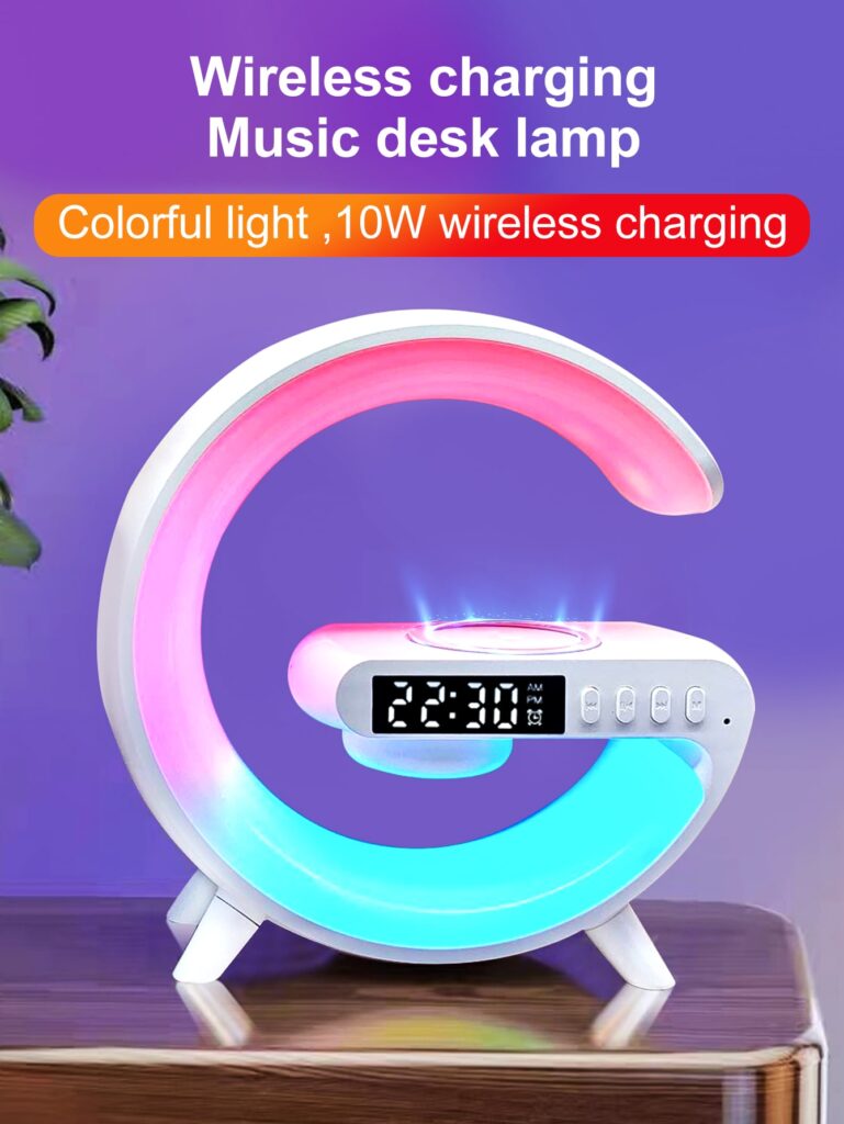 1015470 Intelligent Atmosphere RGB Light Bluetooth Speaker With Wireless Charging 22